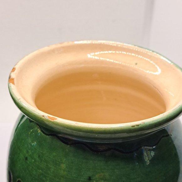 Vintage Green Pottery Mugs. - Picture 7 of 7